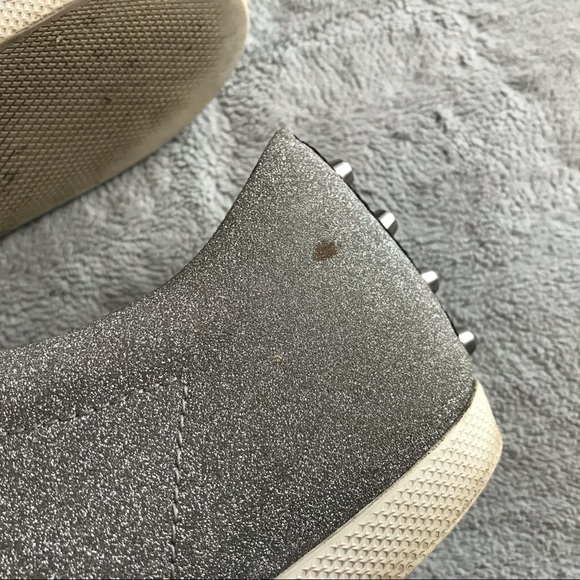 Gucci Men's Bambi Metallic Silver Trainer Sneaker - Picture 5 of 16